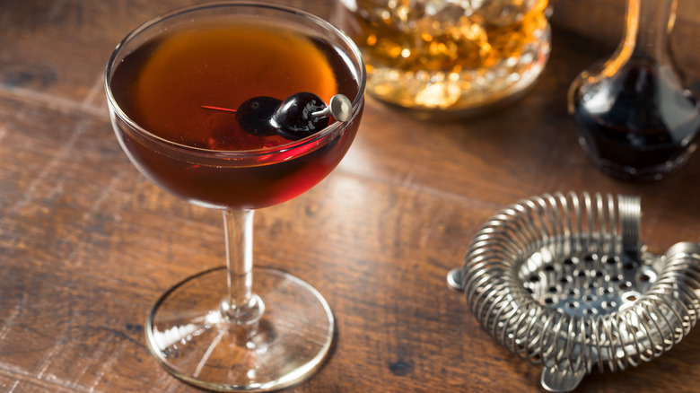 Manhattan cocktail