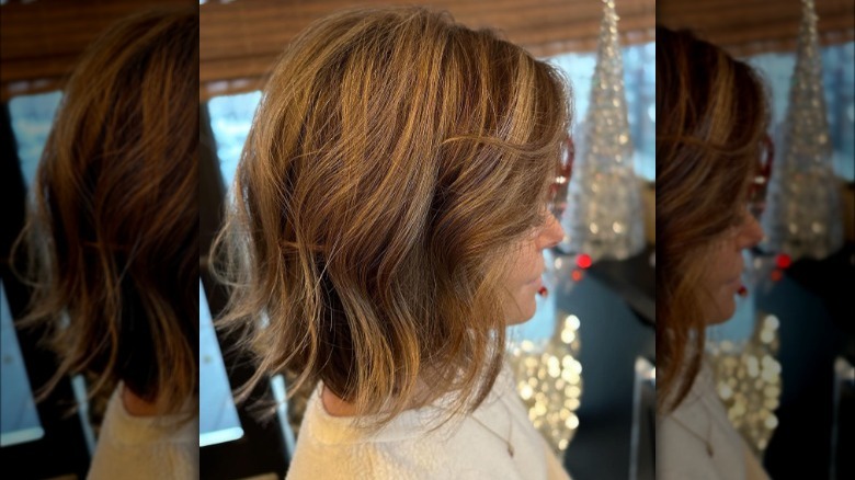 textured bob haircut