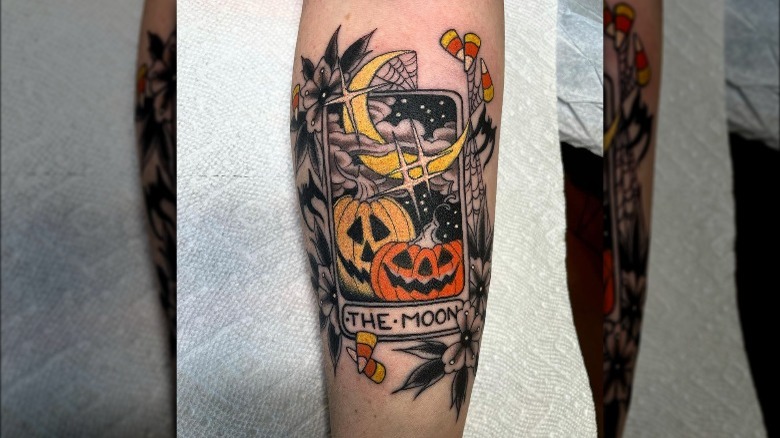 tarot card tattoo