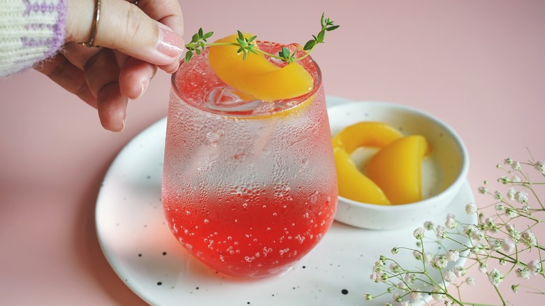 Peach Melba Punch