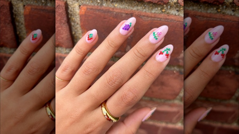 Gem fruit nails