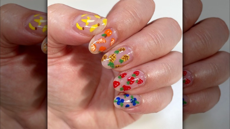 Tiny fruit nails