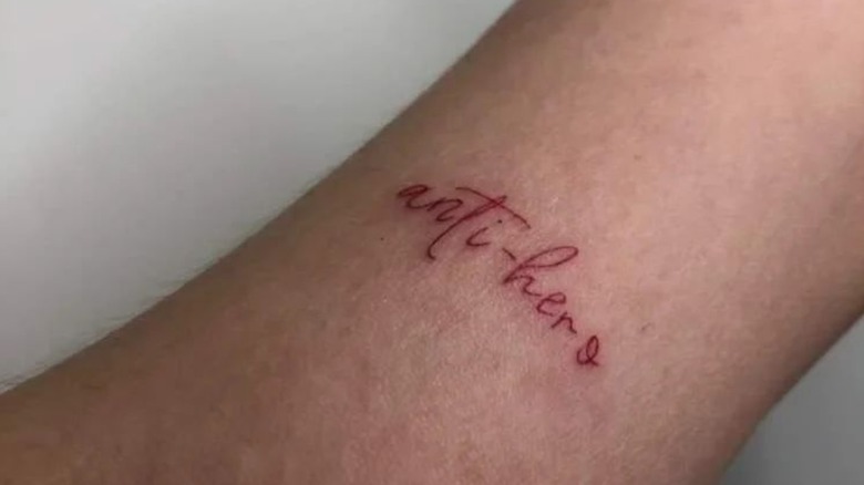 Anti-hero tattoo