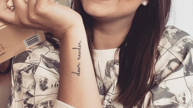 Dear reader tattoo