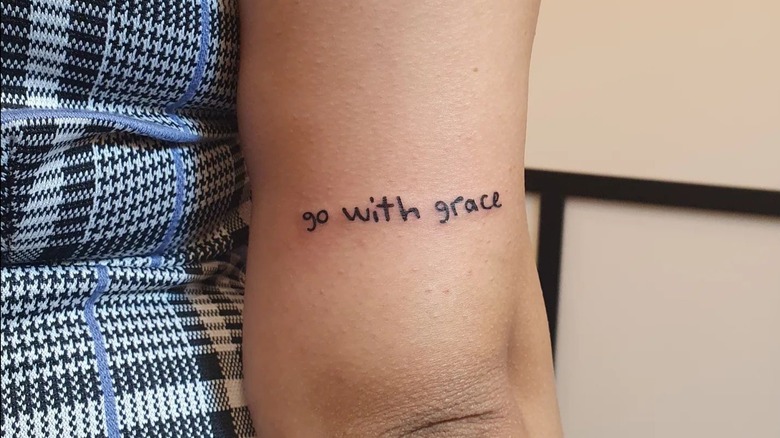 Go with grace tattoo