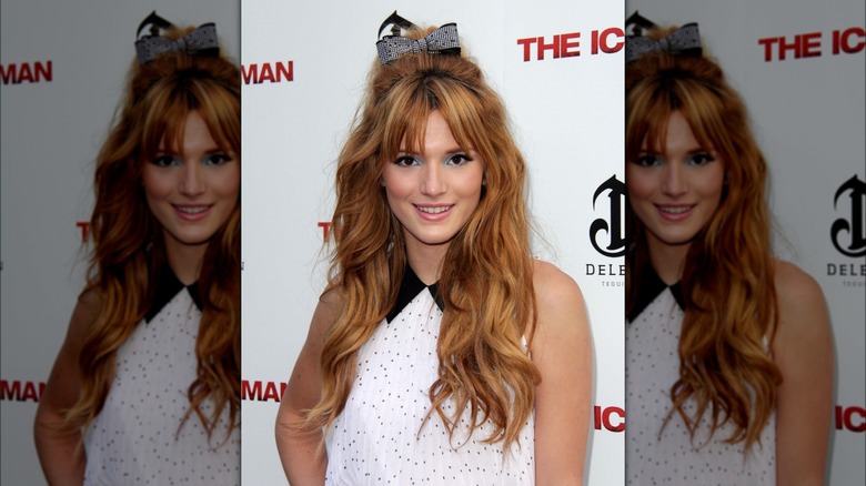 bella thorne with long layered hair