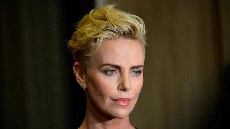 Charlize Theron pixie haircut