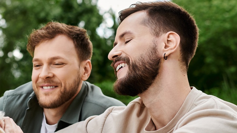 Two men with beards