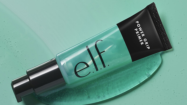 e.l.f. Power Grip Primer green background