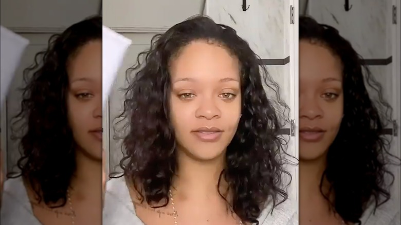 Rihanna in an Instagram video