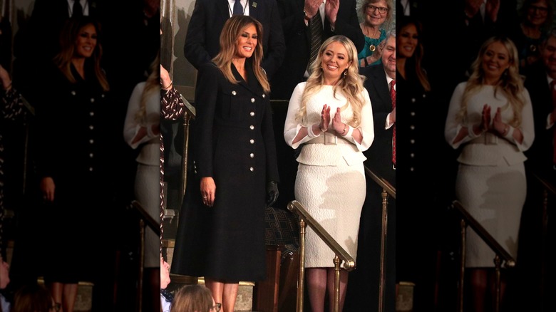 Melania Trump and Tiffany Trump at the 2019 State of the Union.