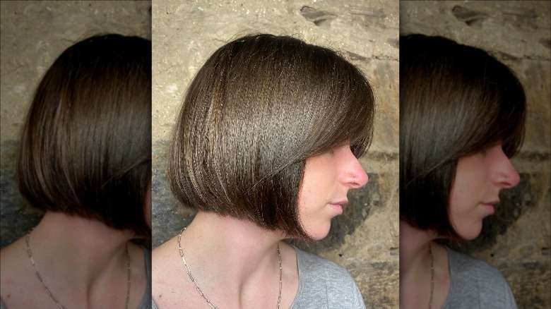 Sleek French bob