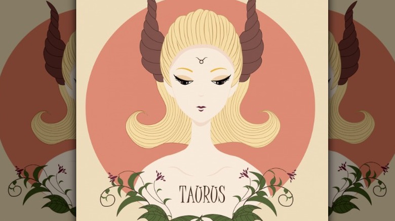 Taurus depiction with label