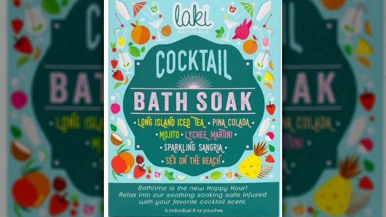 bath soaks in cocktail scents