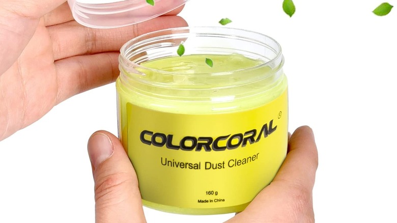 dust cleaner goo lemon flavor yellow