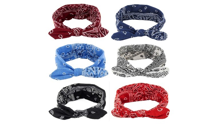 Bandanas in assorted colors