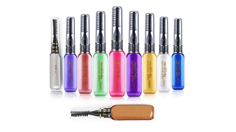 Hair mascara in multiple colors