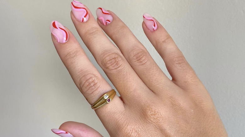 Barbie pink nails