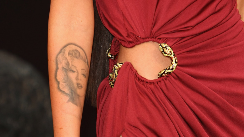 Megan Fox Marilyn Monroe tattoo