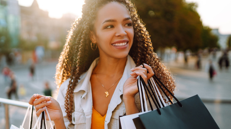 woman shopping