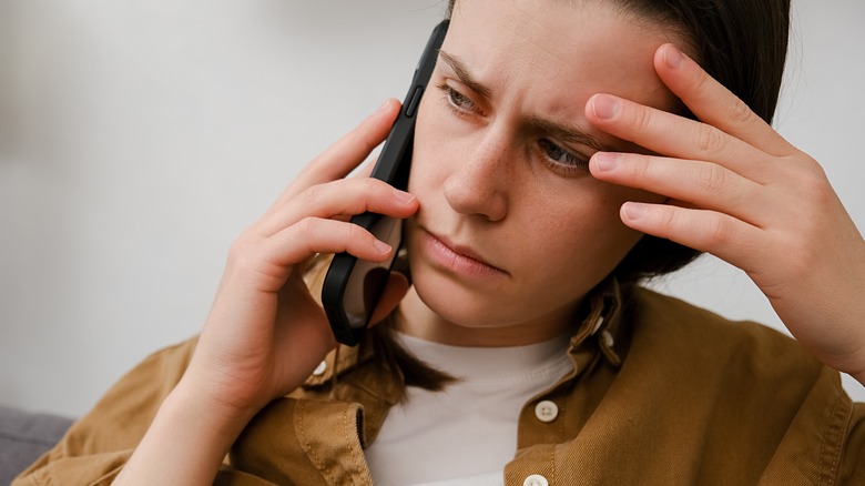 A concerned friend on the phone