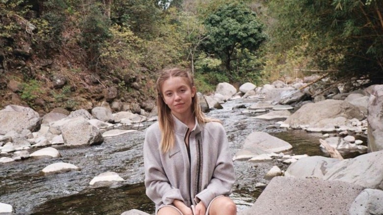 Sydney Sweeney in nature