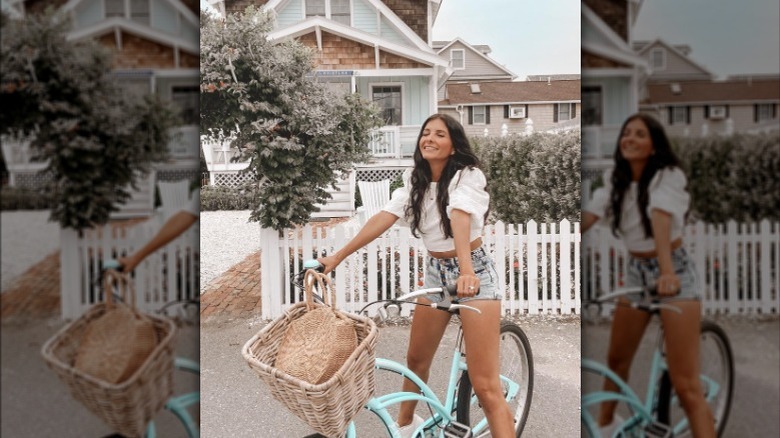 girl on a bike