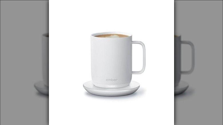 Heated coffee mug