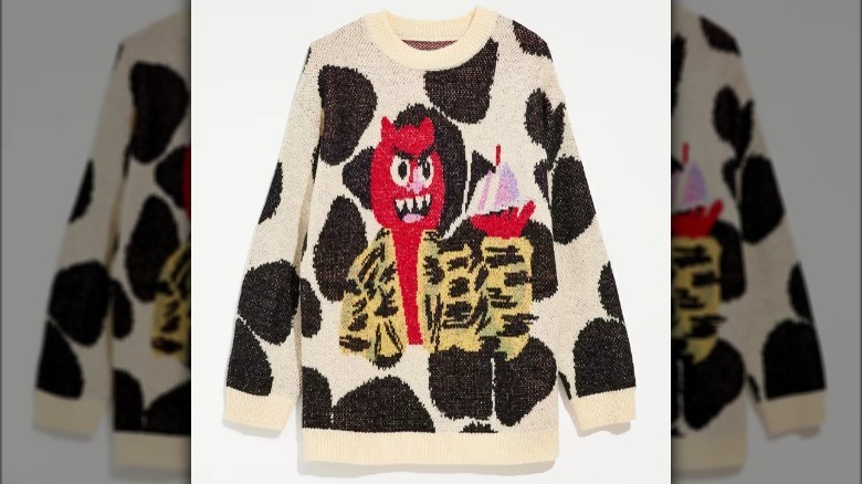 Mía Lee UO Exclusive Graphic Crew Neck Sweater