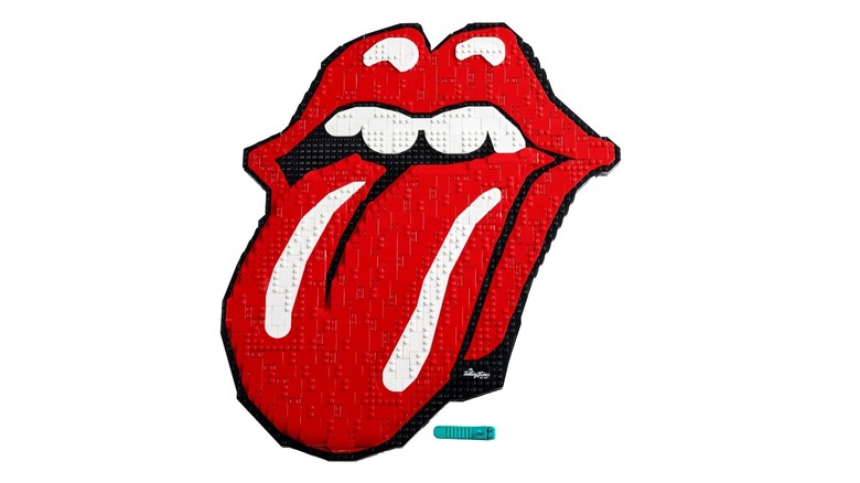 The Rolling Stones Lego Wall Art Kit