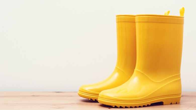 Rubber boots may be an acquired taste 