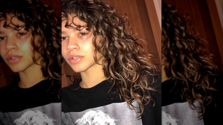 Zendaya makeup-free selfie