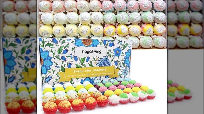 Naga Living bath bomb gift set