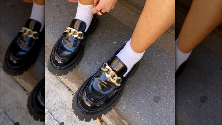 Platform loafers