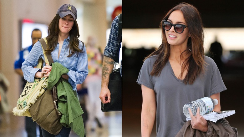 Megan Fox no makeup airport