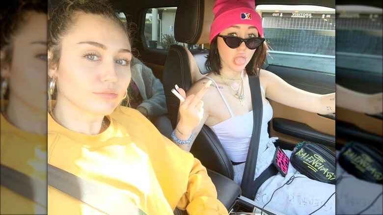 Miley Cyrus car ride Noah