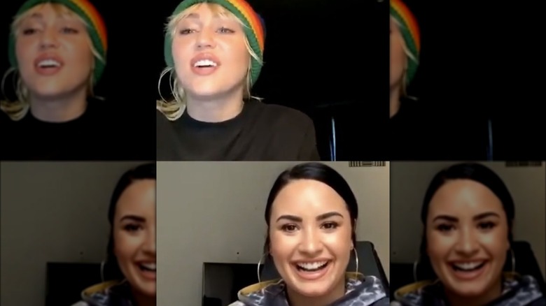 Miley Cyrus Demi Lovato interview