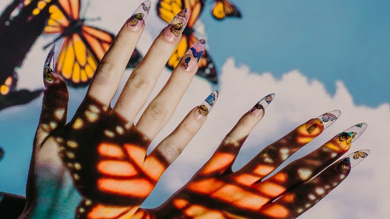 butterfly nails