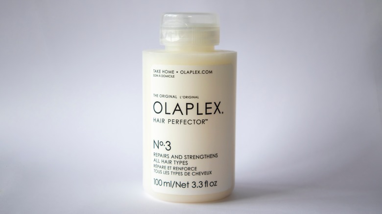 Bottle of Olaplex No. 3 Hair Perfector