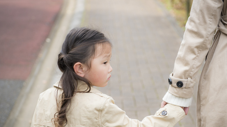 child with parent