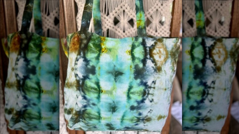 Tie-dye tote bag