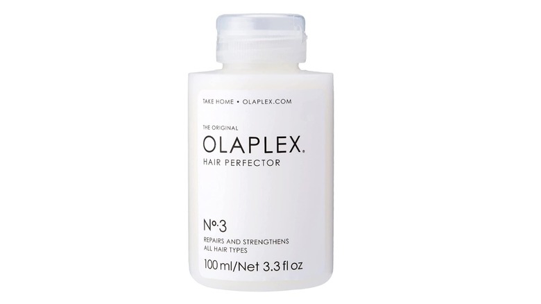 Bottle of Olaplex Hair Perfector No. 3 Repairing Treatment