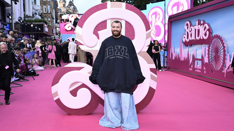 Sam Smith at the Barbie premiere