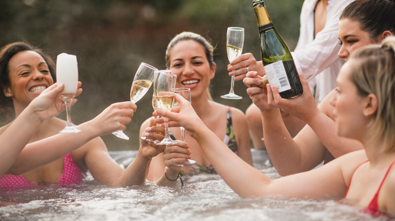 hot tub party