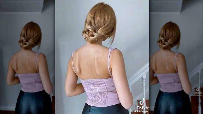 Low-braided bun