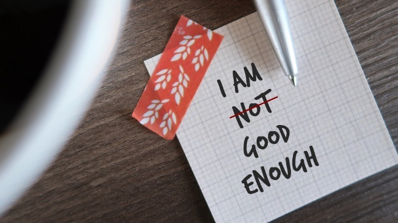 I am good enough note