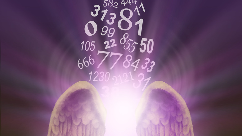 angel wings and numbers