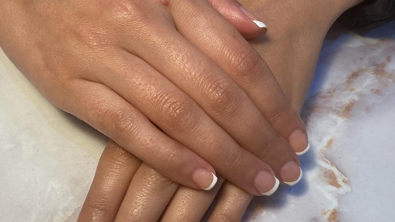 Classic French manicure