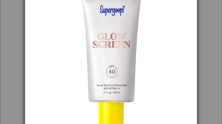 Tube of Supergoop! susncreen