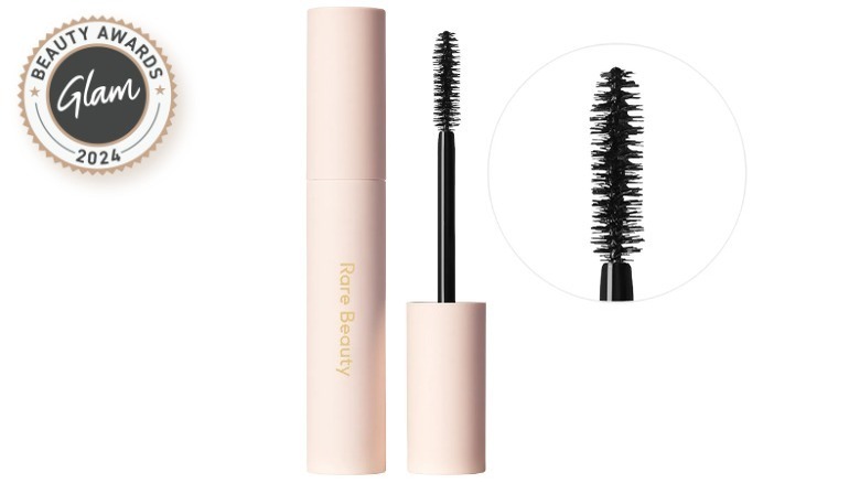 Rare Beauty mascara pink tube